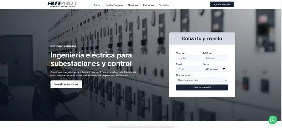 Sitio web de Autprot