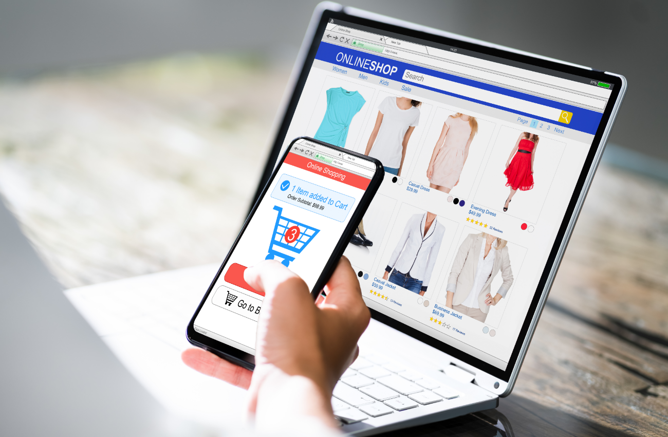 Ejemplo de diseño de páginas web profesionales en tiendas online